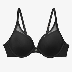 ThirdLove 24/7 Classic Uplift Plunge Bra Size 36D Black New